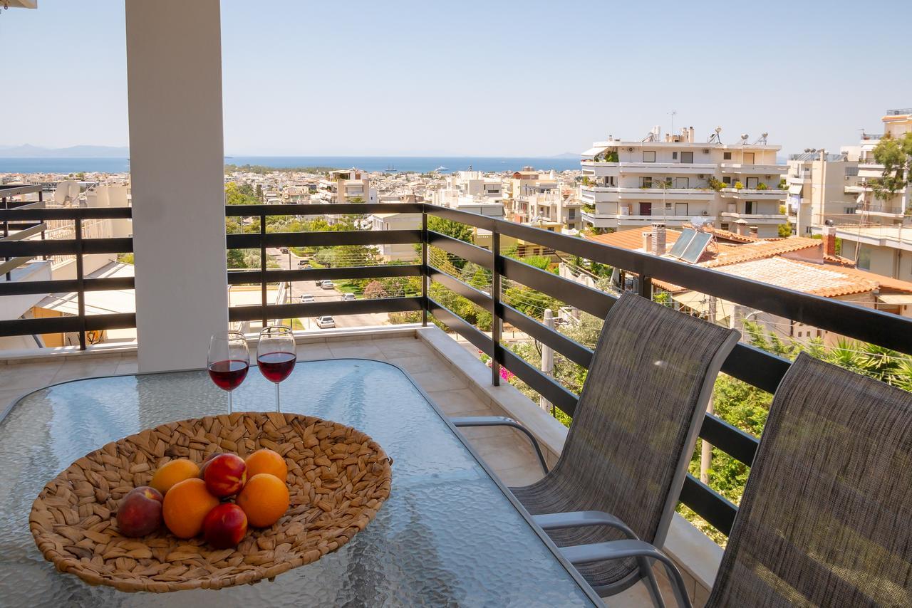 Rhea - Glyfada Sea View Apartment Athene Buitenkant foto