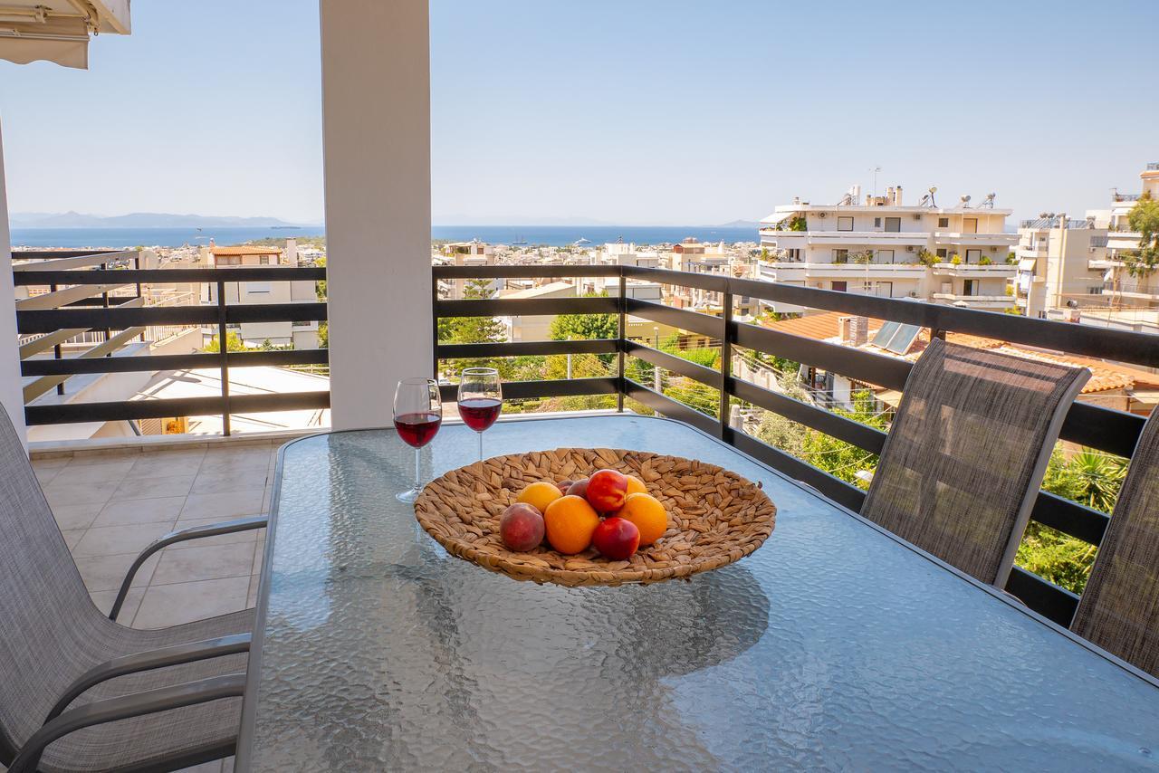 Rhea - Glyfada Sea View Apartment Athene Buitenkant foto